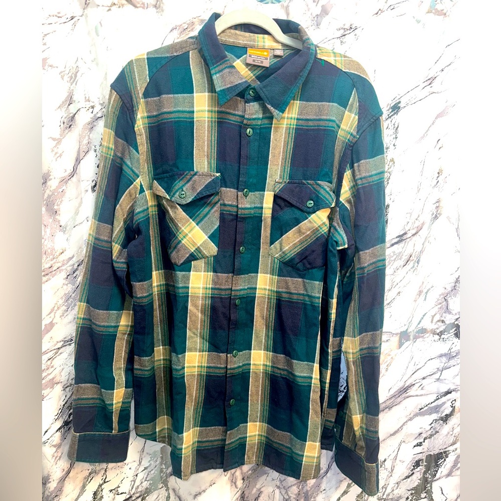 Merrell Men's Multi-Color Plaid Button Down Cabin Core shirt size XL workwear